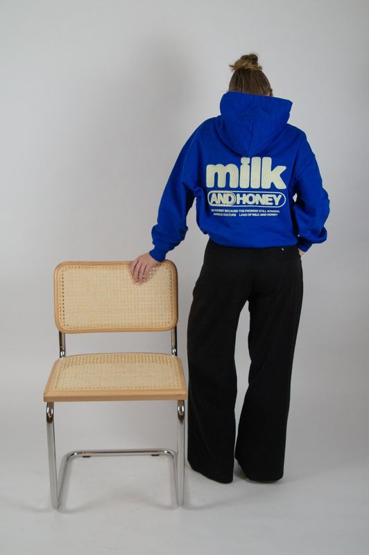 Hoodie Oversized King Blue - milk &amp; honey