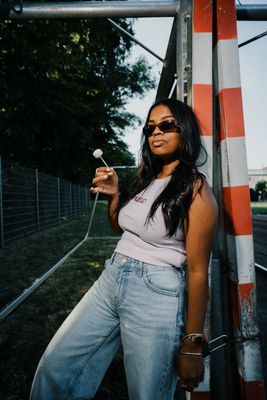 Tank Top - &quot;angelic bestickt&quot; vintage rose