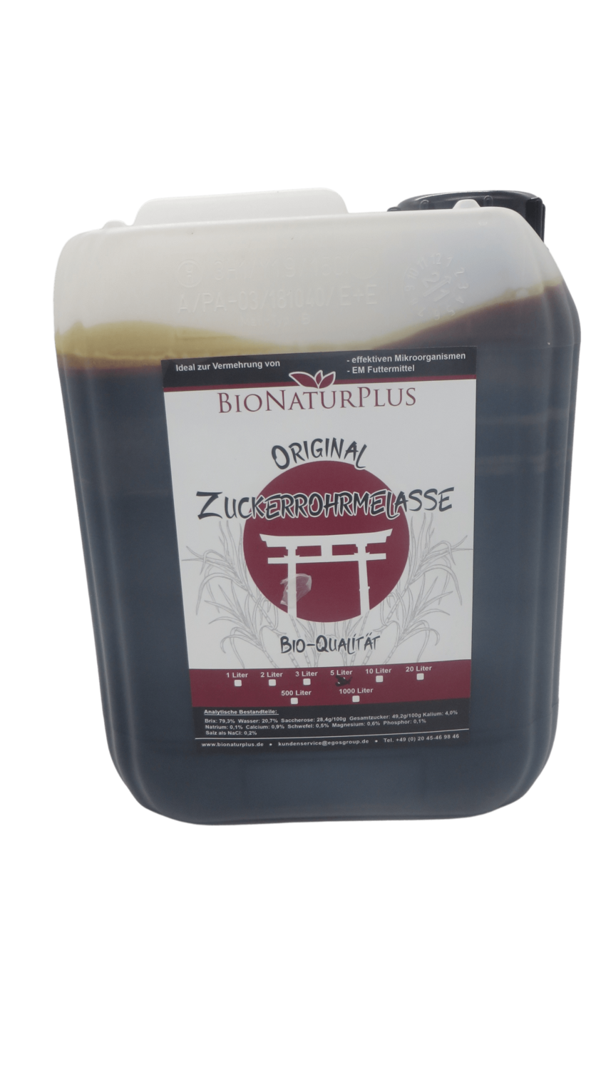 Bio Zuckerrohrmelasse 5 - Liter - Kanister Zuckerrohr Melasse