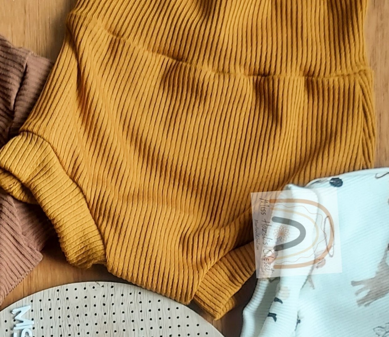 Mustard - Rib Knit