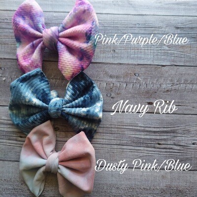 Dusty Pink/Blue Tie-Dye