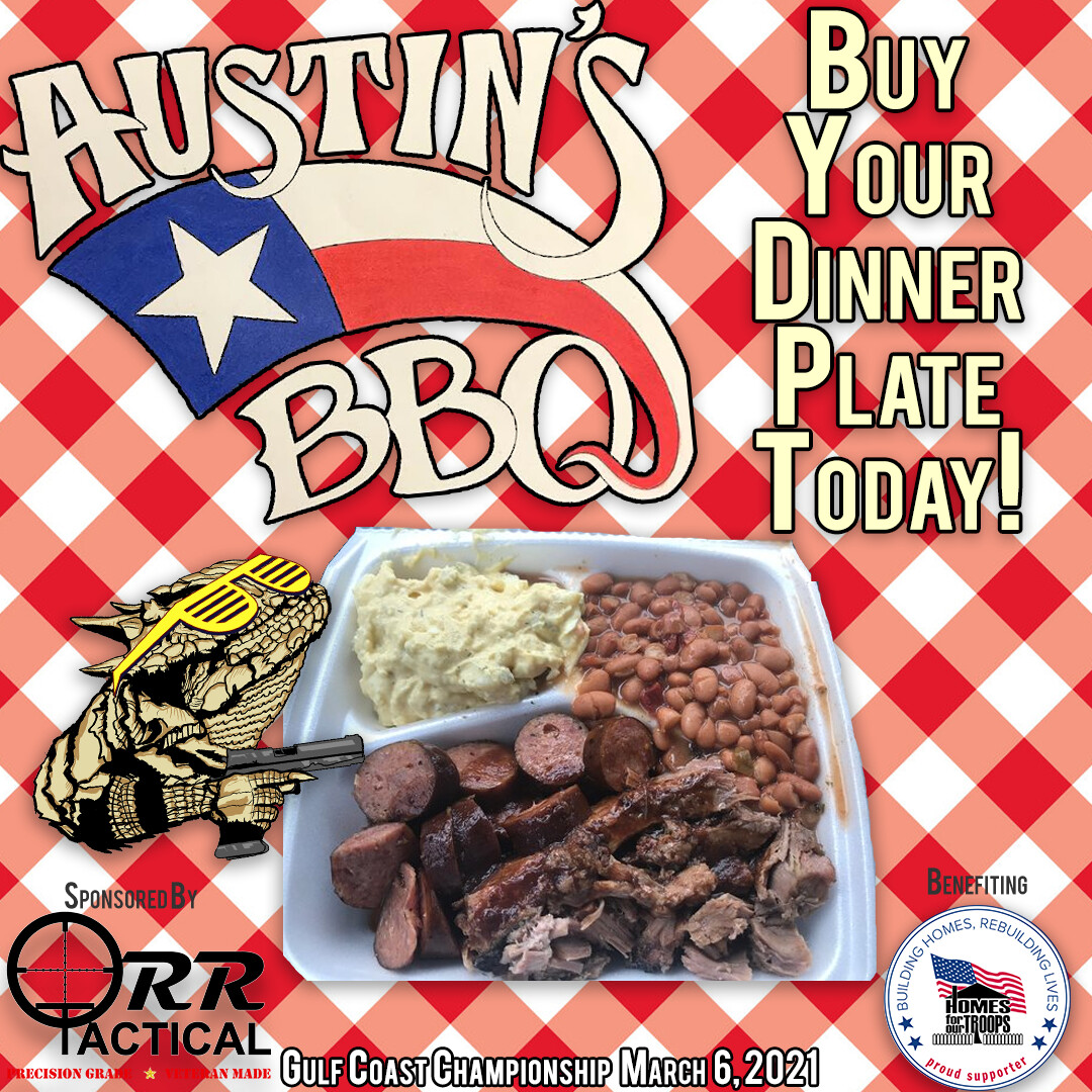 Austin's BBQ Dinner Plate 2021