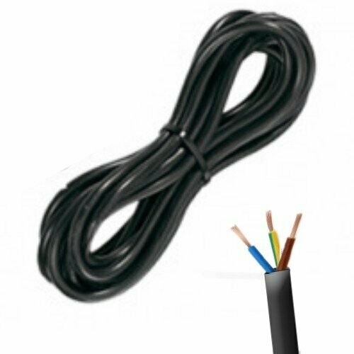 AC-Anschlusskabel 3x1,5mm² H07RN-F Gummikabel 230V Leitung, flexibel