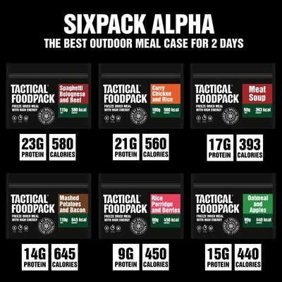 Tactical Foodpack - Six Pack Alpha Tactical Foodpack - Six Pack Alpha
