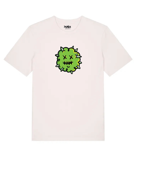 Drerries T-shirt vintage white head big   – Stijlvol, Comfortabel & Duurzaam