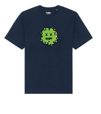 Drerries T-shirt French navy head big   – Stijlvol, Comfortabel & Duurzaam