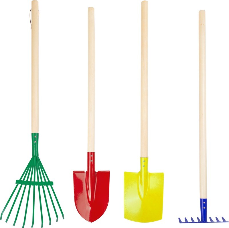 Tuingereedschap - Hark, Schep, Spade en Bladhark
