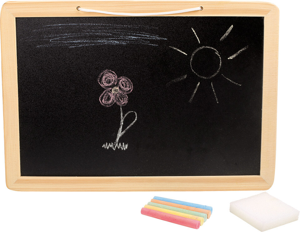 Houten krijtbord 33x23cm