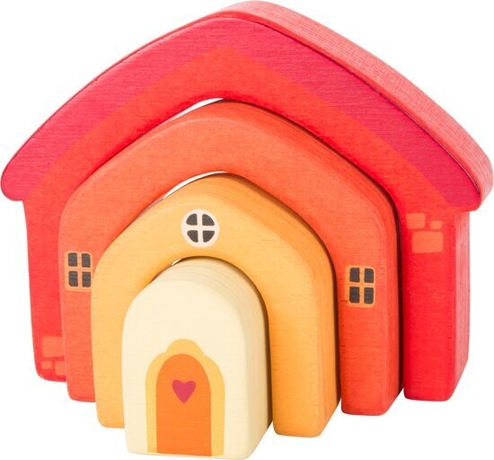 Stapelhuis - Rood - 4 delig