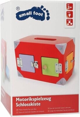 Houten slotenkist - Rood