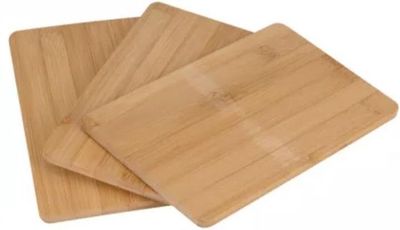 Bamboe snijplanken - 22x14x0.8cm - 3 stuks