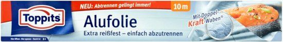 Toppits Aluminiumfolie – 10 meter