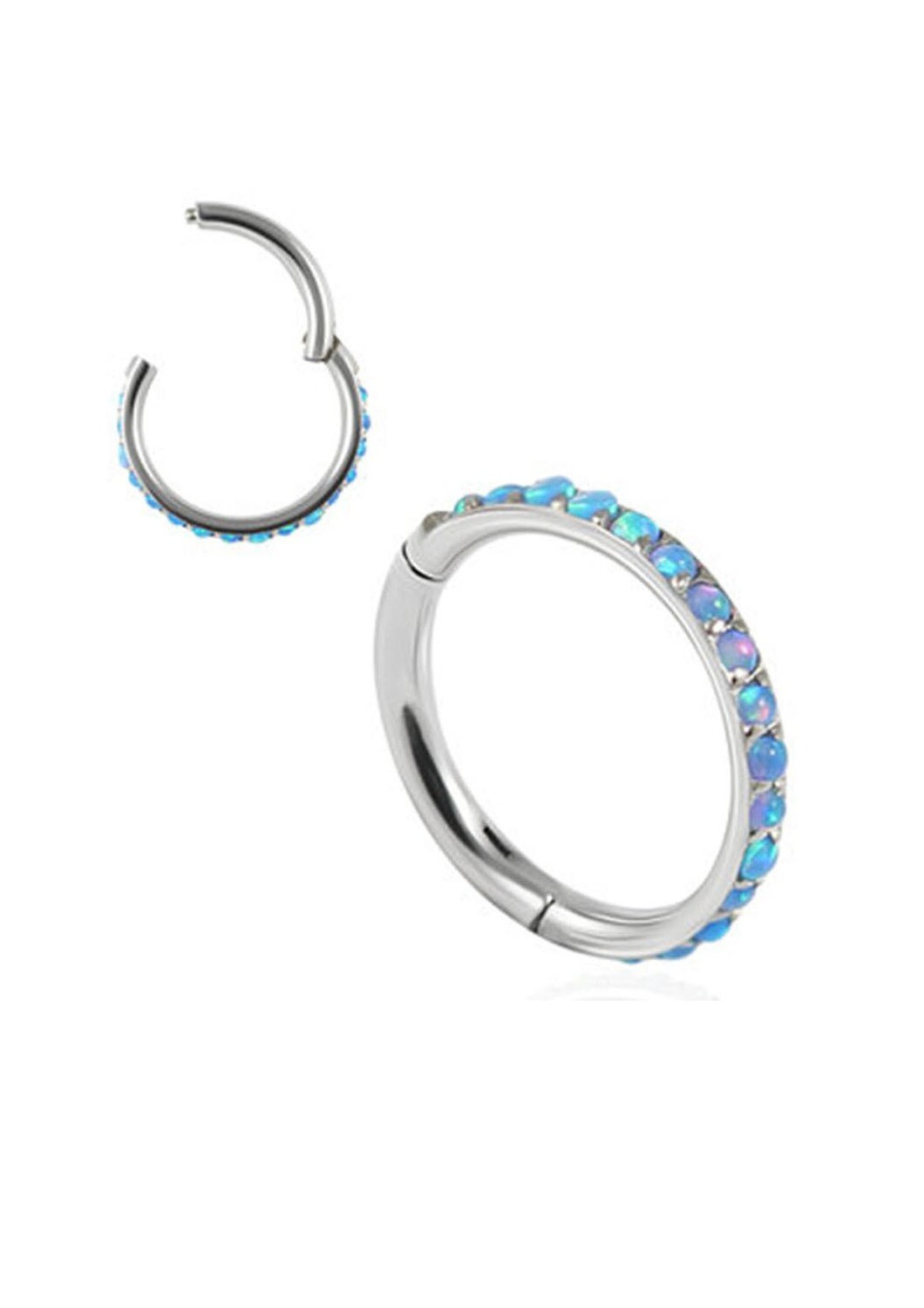 BCR piercing opaal steentjes