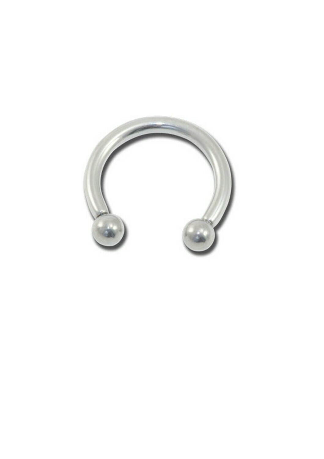 BCR piercing open ring met 2 bolletjes