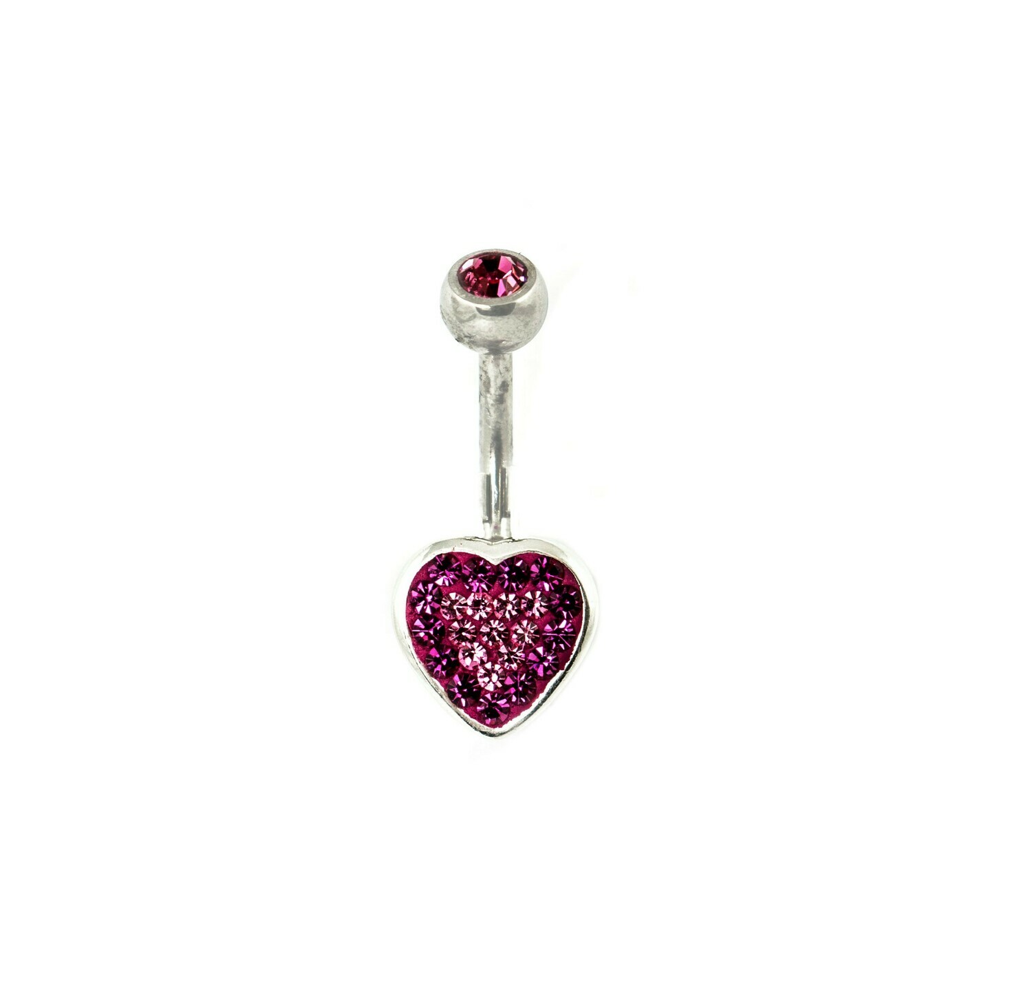 Navelpiercing "Purple Heart" Swarovski E.