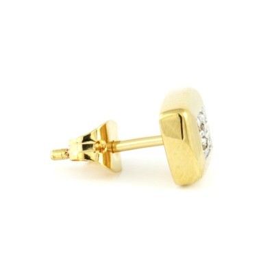 Oorbel "Square Yellow"