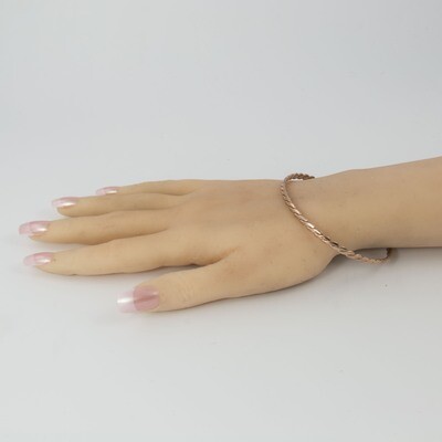 Armband "Esclave Gevlochten Rosé"