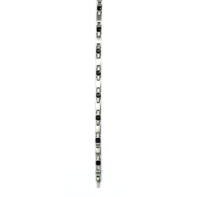 Armband "Single black Stone"