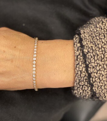 Armband "Tennis Gold"