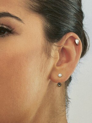 LABRET piercing hartje