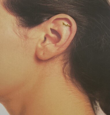 LABRET piercing staafje bliksem