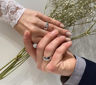Trouwring "Nove Pietre"