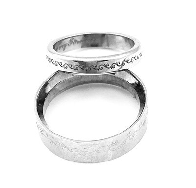 Trouwring "Dentelle"