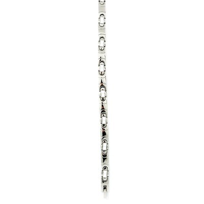 Armband "Double White Stone"