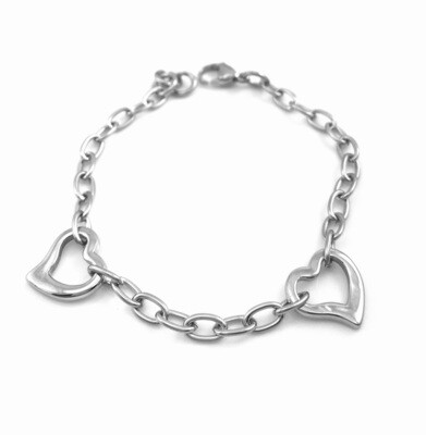 Armband "Double Hearted"