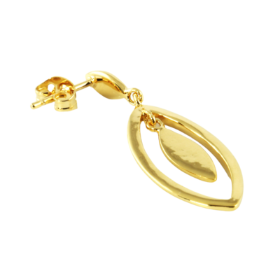 Oorbel "Golden Oval"
