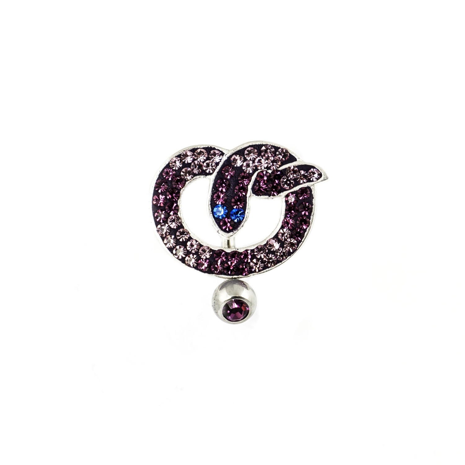 Navelpiercing "Snake" Swarovski E.