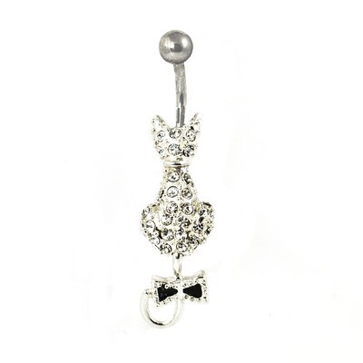 Navelpiercing "Shiny Cat"