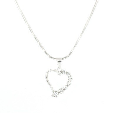 Hanger "Heart Half Stones"