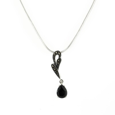 Hanger "Marquisette Teardrop Black"