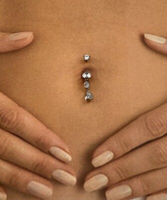 Navelpiercing "Pending Stones"