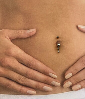 Navelpiercing "Bolletjes"