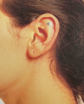 LABRET piercing little star