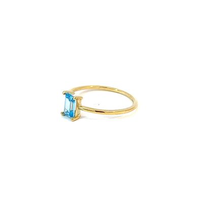 Ring "Blue Stone 9kt Gold"