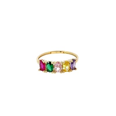 Ring "Multicolor 9kt Gold"