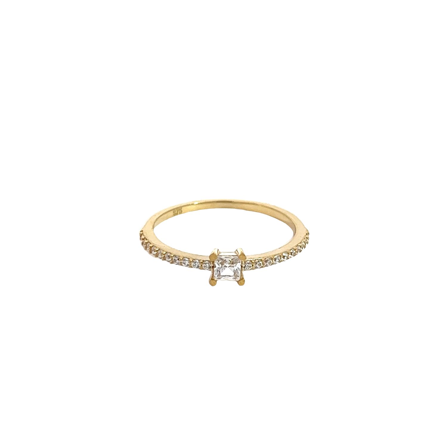 Ring "Square Alliance 9kt Gold"