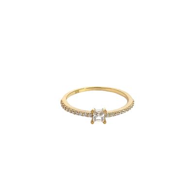 Ring "Square Alliance 9kt Gold"