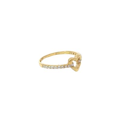 Ring "Open Heart 9kt Gold"