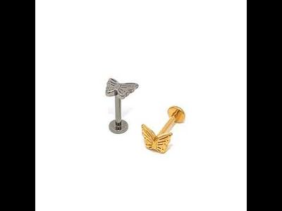LABRET piercing butterfly