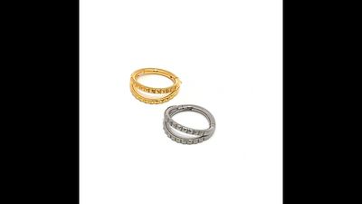 BCR piercing double row spikes