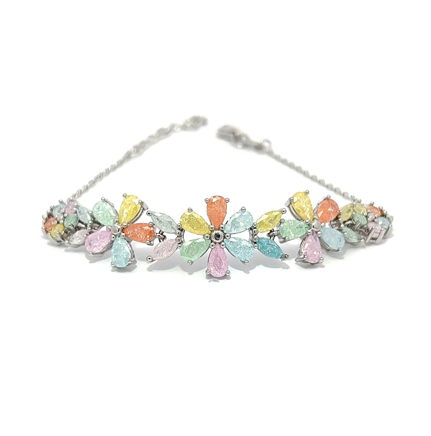 Armband "Colored Flowers"