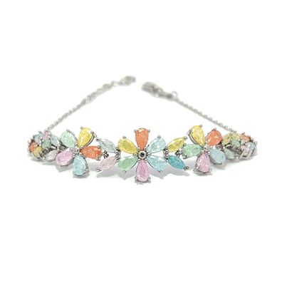 Armband "Colored Flowers"