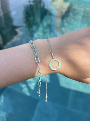 Armband "Turquoise Enamel"