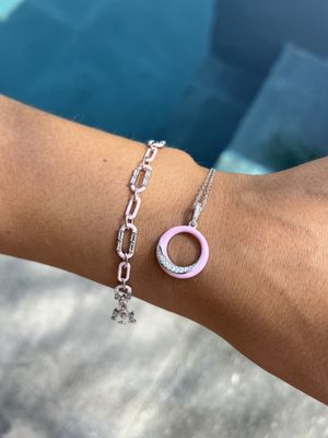 Armband "Pink Enamel"