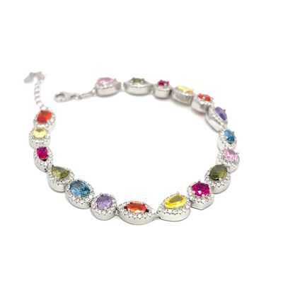 Armband "Silver Multicolor Diana"