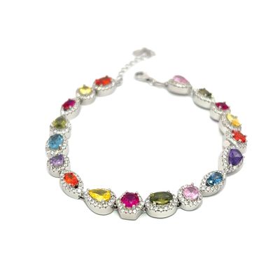 Armband "Silver Multicolor Diana"